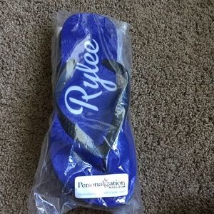 Personalized flip flops